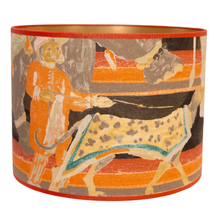 Load image into Gallery viewer, Lampshade Wedding Parade dark - Jim Thompson Ø 33 cm