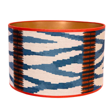 Load image into Gallery viewer, Lampshade Wilder blue - Manuel Canovas Ø 30 cm