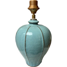 Load image into Gallery viewer, Lampenvoet lichtblauw streep