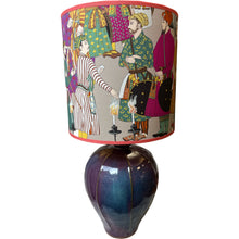 Afbeelding in Gallery-weergave laden, Lampenvoet paars/blauw streep