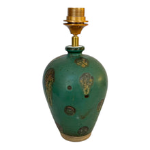 Afbeelding in Gallery-weergave laden, Lampenvoet vaasje stip turquoise