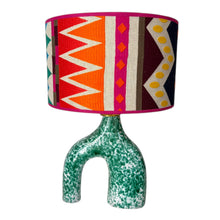 Afbeelding in Gallery-weergave laden, Lampenvoet Tamegroute turquoise gestipt