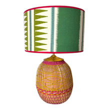 Afbeelding in Gallery-weergave laden, Lampenkap Kasper teal - Jane Churchill Ø35cm