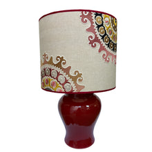 Afbeelding in Gallery-weergave laden, Lampenvoet Bordeaux rood vaas