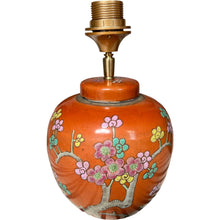 Load image into Gallery viewer, Lampenvoet gemberpotje oranje