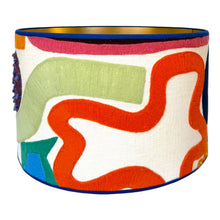 Afbeelding in Gallery-weergave laden, Lampenkap Emily blauw - Pierre Frey Ø 40 cm