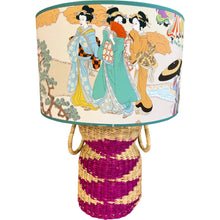 Load image into Gallery viewer, Rieten mandje roze met oren SL x ZaareFolks