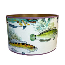 Load image into Gallery viewer, Lampenkap Fidji Blauw - Manuel Canovas Ø 35cm