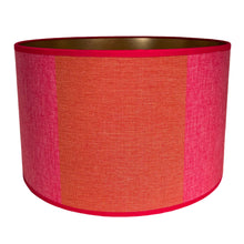 Load image into Gallery viewer, Lampenkap big stripe pink - Jim Thompson Ø35cm