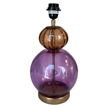 Load image into Gallery viewer, Lampenvoet glas lilac party