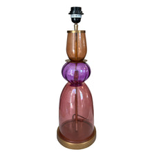 Afbeelding in Gallery-weergave laden, Lampenvoet glas pretty purple