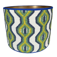 Afbeelding in Gallery-weergave laden, Lampenkap Corredoura blauw - Evo Fabrics Ø35cm