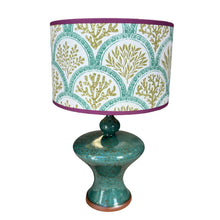 Afbeelding in Gallery-weergave laden, Lampenvoet aladin turquoise porselein