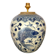 Load image into Gallery viewer, Lampenvoet Gemberpot vis groot