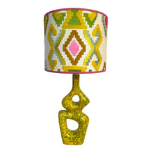 Afbeelding in Gallery-weergave laden, Lampenvoet Tamegroute geel gestipt hoog