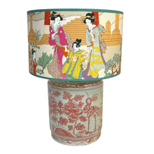 Afbeelding in Gallery-weergave laden, Lampenvoet Chinese pot roze vogel