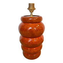 Afbeelding in Gallery-weergave laden, Lampenvoet Rups oranje