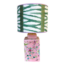 Afbeelding in Gallery-weergave laden, Lampenvoet vierkant gember roze bloem