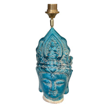 Afbeelding in Gallery-weergave laden, Lampenvoet Boeddha blauw