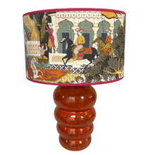 Afbeelding in Gallery-weergave laden, Lampenvoet Rups oranje