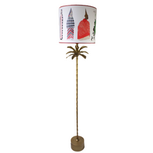 Afbeelding in Gallery-weergave laden, Lampenkap Beau Monde - Pierre Frey Ø 40 cm rode bies