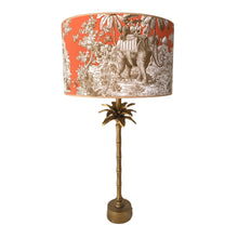 Load image into Gallery viewer, Lampshade Bengale orange/beige - Manuel Canovas - Ø 40cm