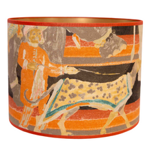 Load image into Gallery viewer, Lampshade Wedding Parade dark - Jim Thompson Ø 33 cm
