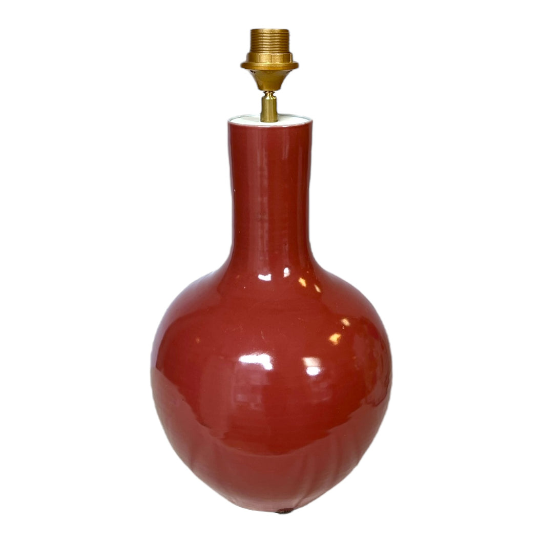 Lampenvoet red earth vaas hals