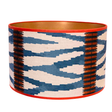 Load image into Gallery viewer, Lampshade Wilder blue - Manuel Canovas Ø 30 cm
