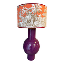 Afbeelding in Gallery-weergave laden, Lampenkap Bengale oranje/beige- Manuel Canovas Ø40cm
