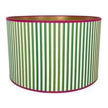 Load image into Gallery viewer, Lampshade green striped - Harlequin Ø 30 cm
