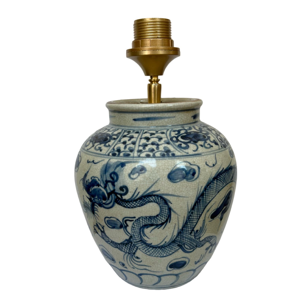 Lampenvoet Chinese vaas draakjes