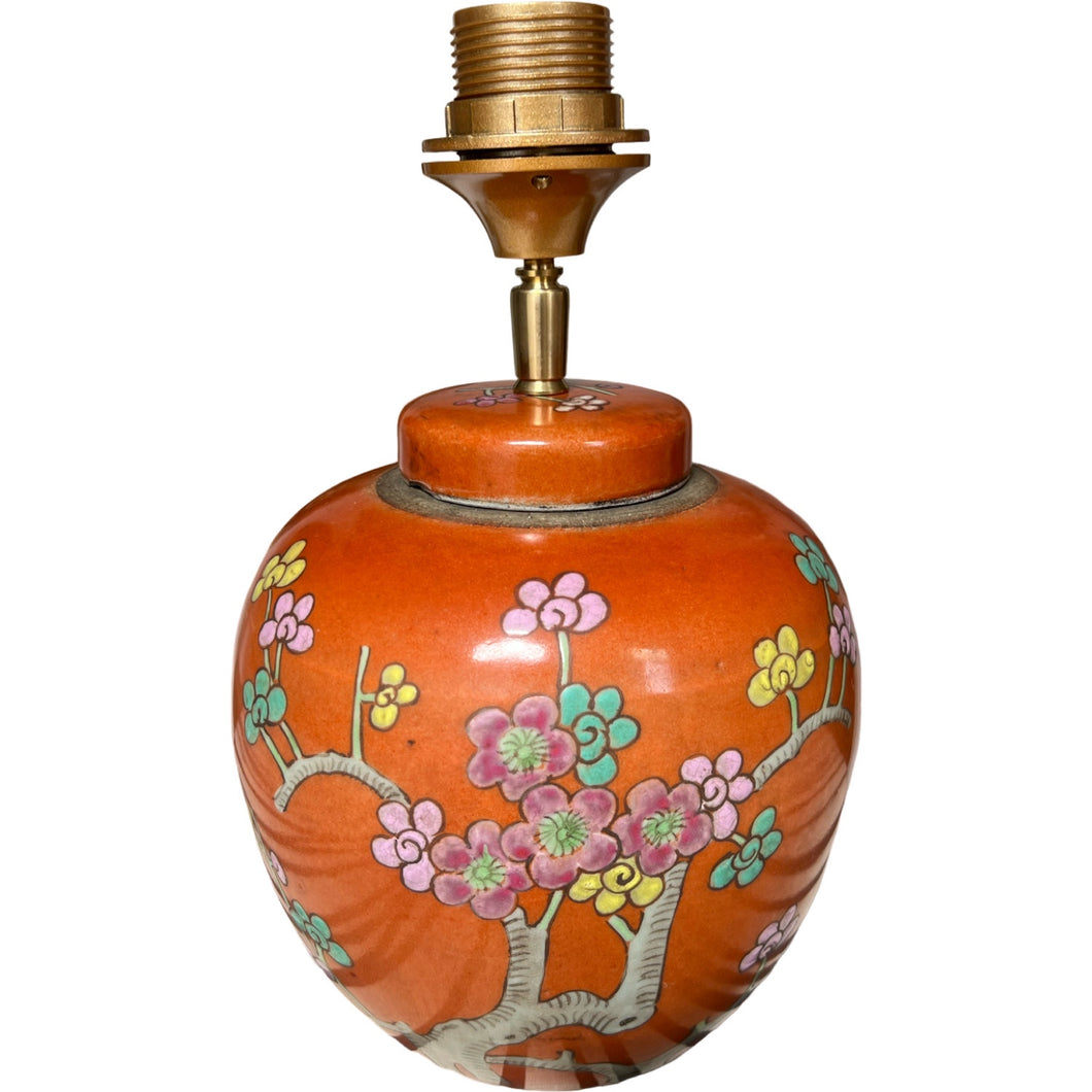 Lampenvoet gemberpotje oranje