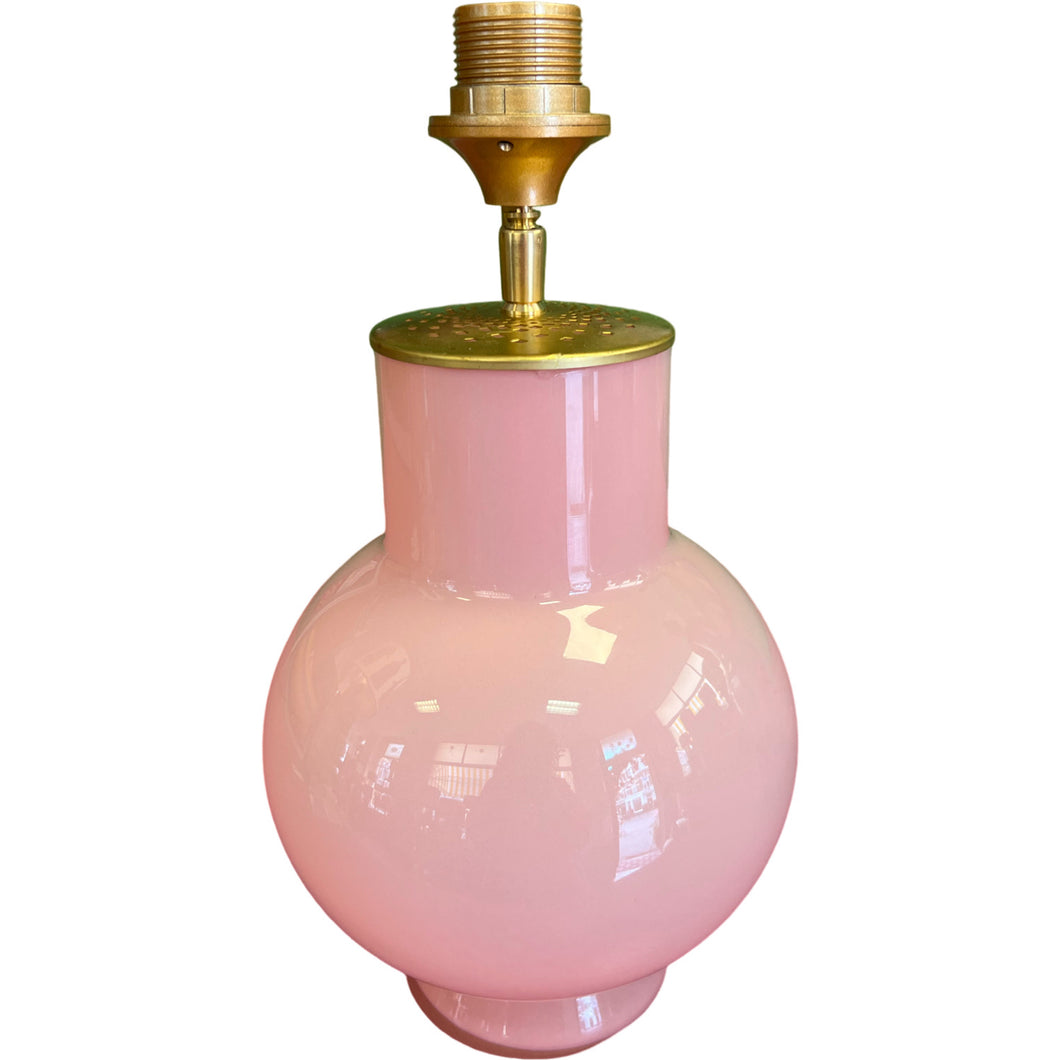 Lampenvoet glas baby roze