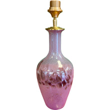 Afbeelding in Gallery-weergave laden, Lampenvoet lila glas hoog
