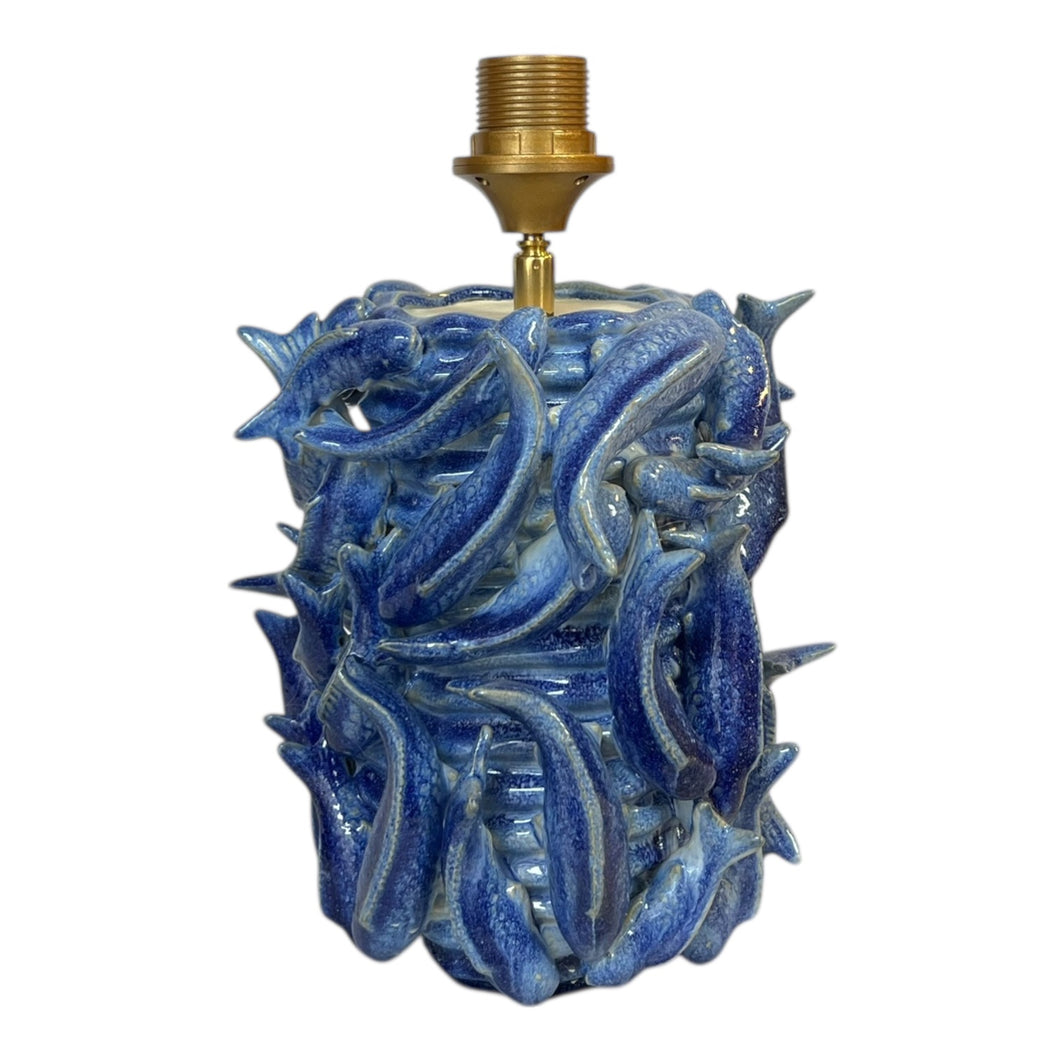 Lampenvoet vis indigo