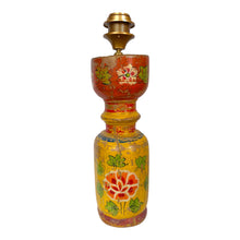 Afbeelding in Gallery-weergave laden, Lampenvoet Indiase kandelaar geel
