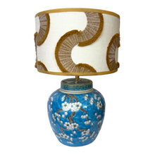 Afbeelding in Gallery-weergave laden, Lampenvoet blauwe bloem
