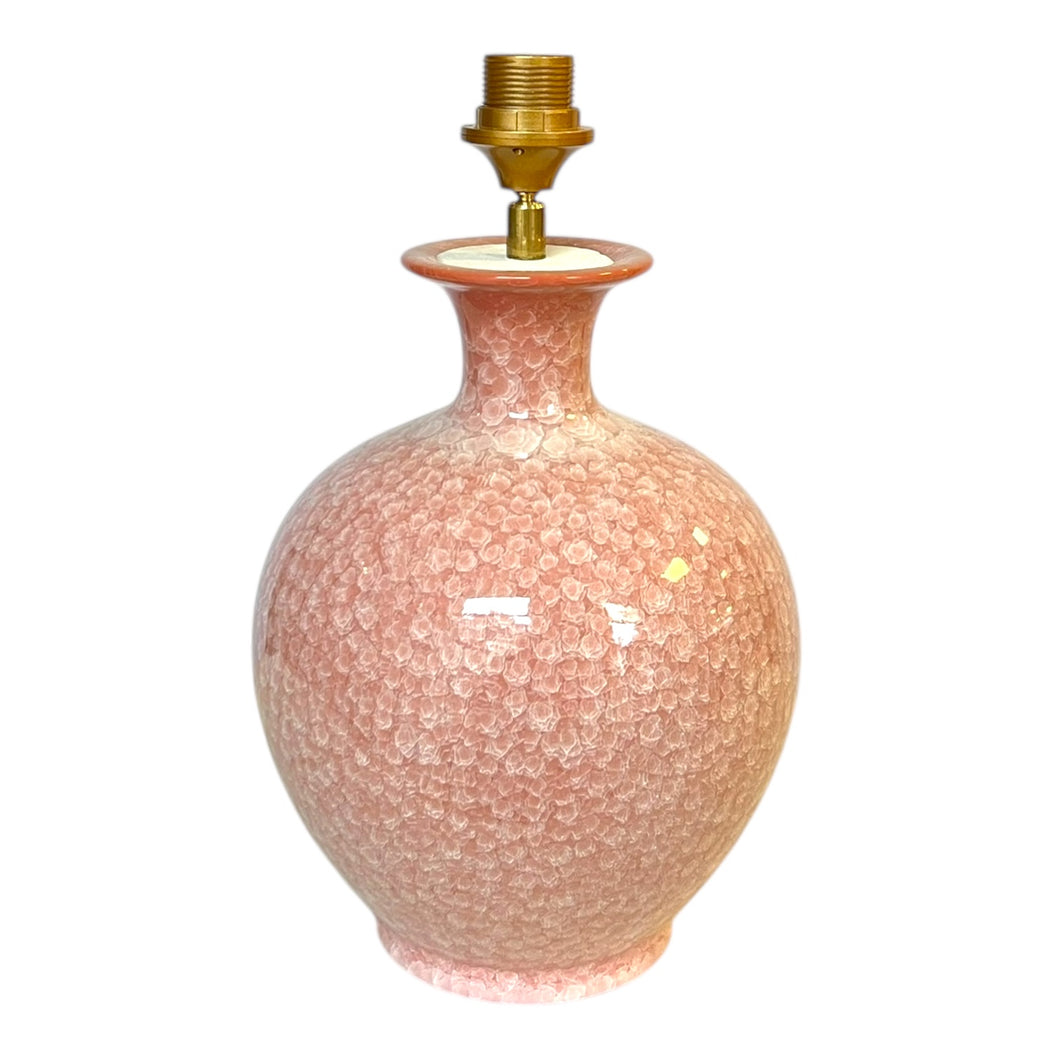 Lampenvoet vaas groot roze