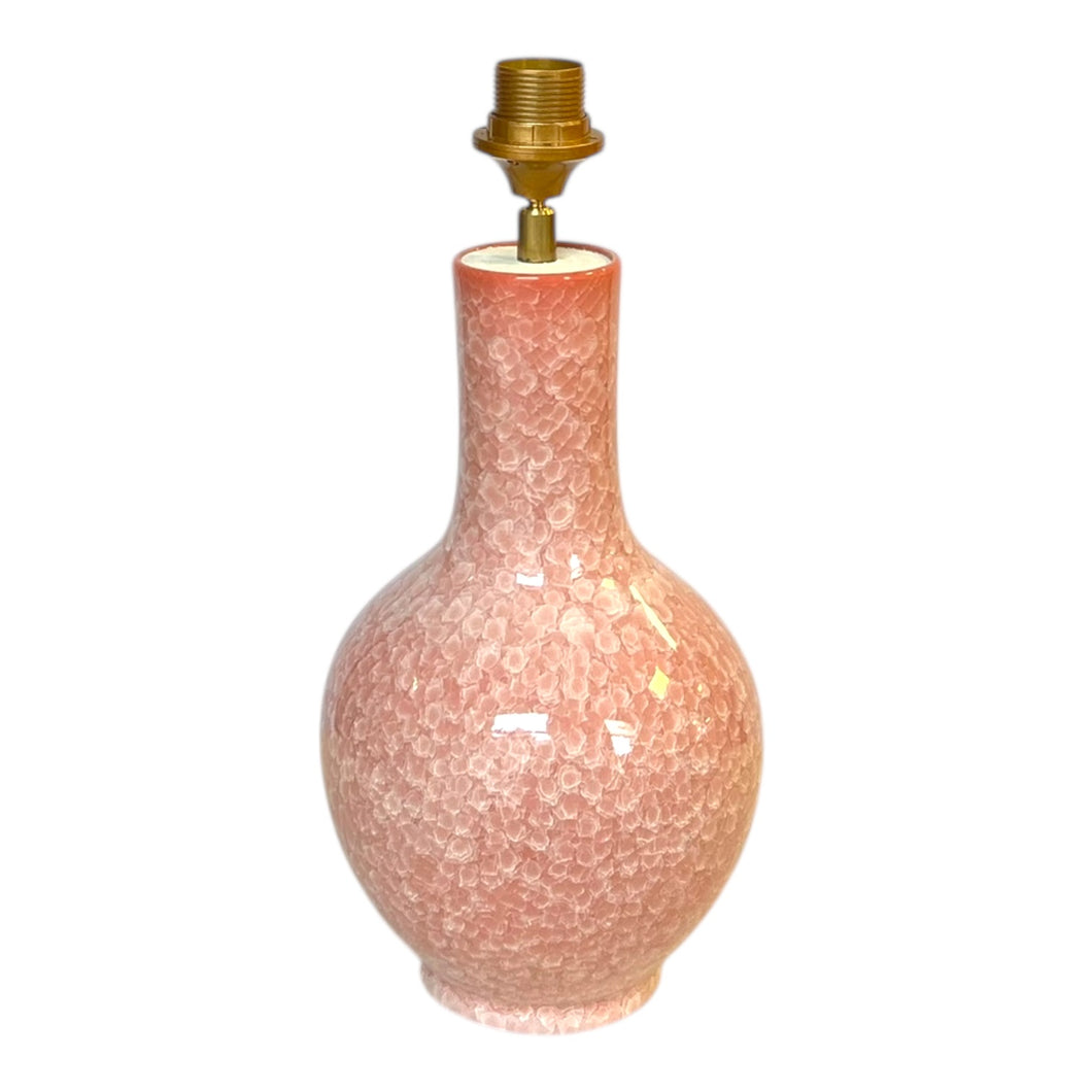 Lampenvoet vaas roze