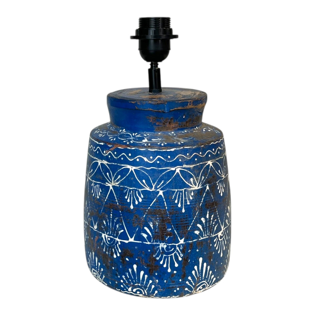 Indiase waterkruik blauw