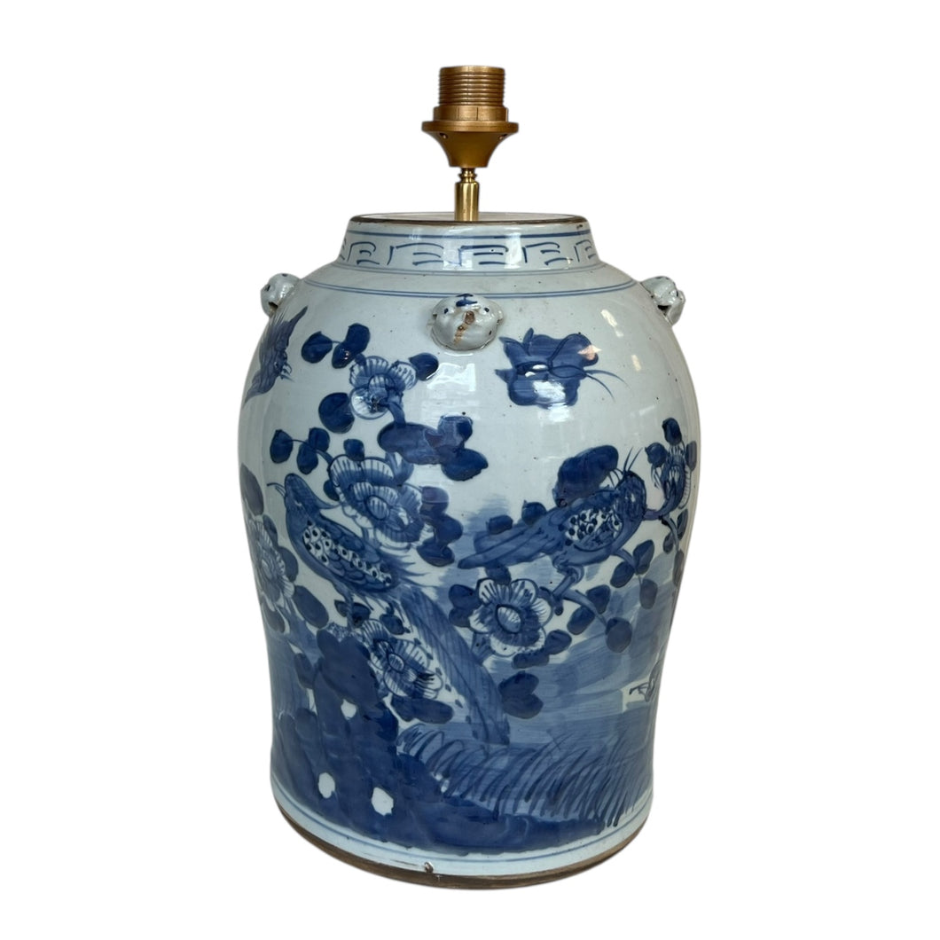 Lampenvoet Chinese gemberpot vogels groot
