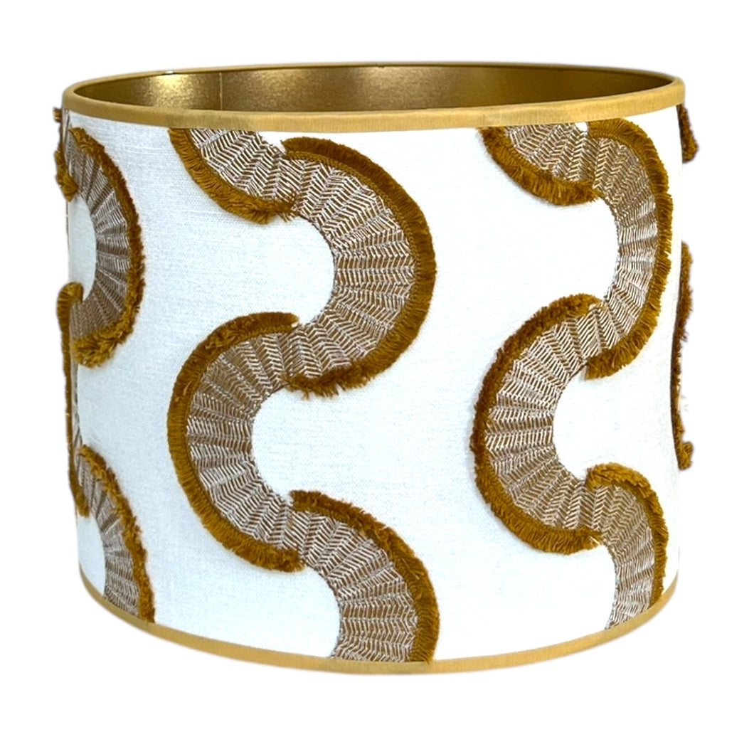 Lampenkap Snake Stitch - Fabricut Ø 30 cm