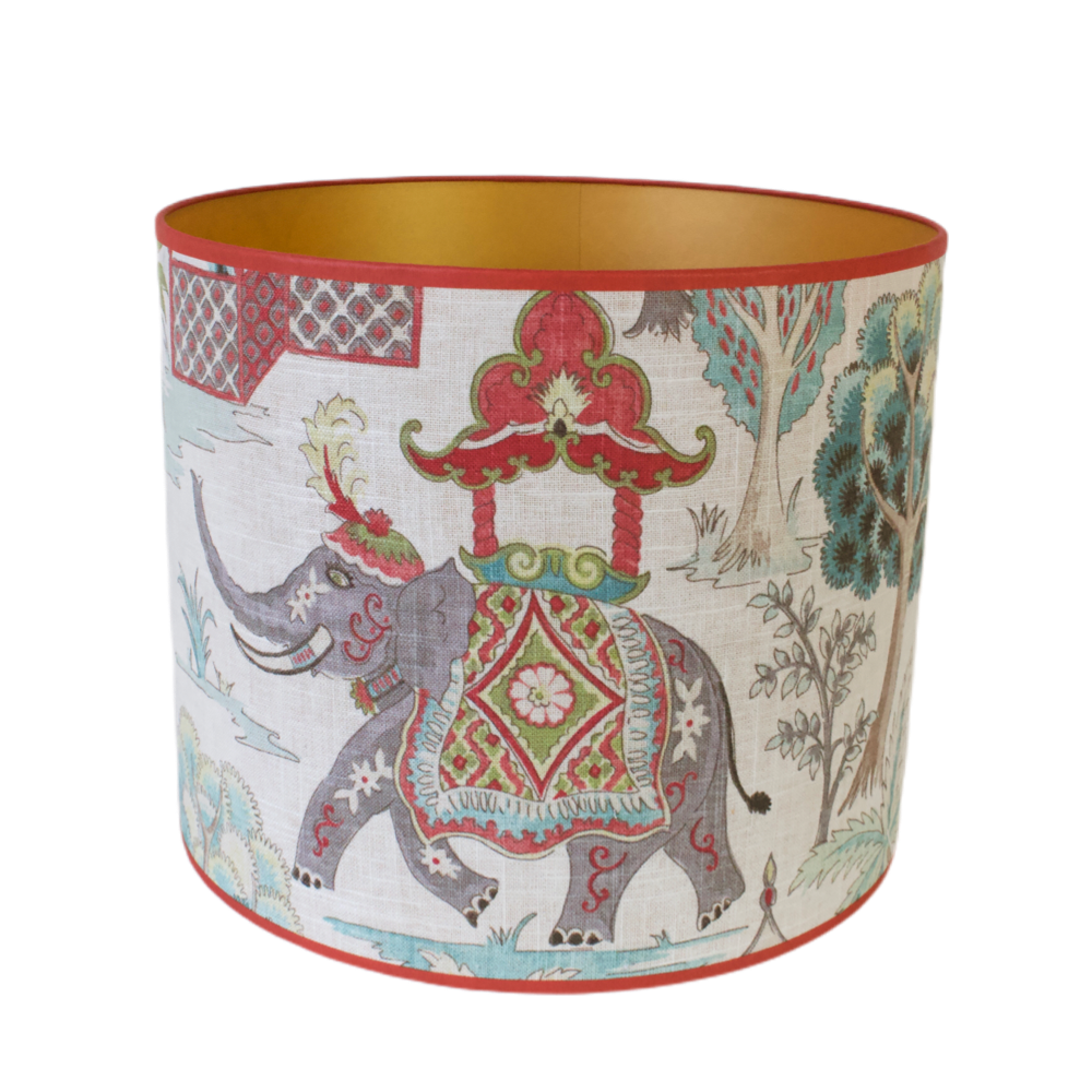 Lampshade Asian elephant Ø 35 cm